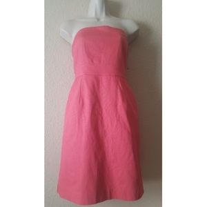 NYC New York & Company Pink Strapless Cocktail Sheath Dress Size 6 New
